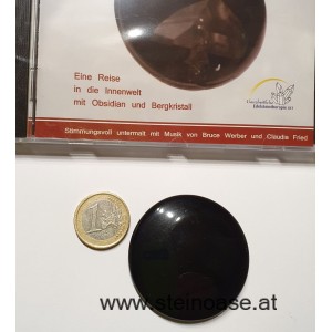 Obsidian Spiegel, Ø 5cm